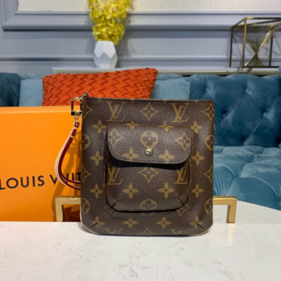 Replica Louis Vuitton Monogram Partition Clutch Bag M51901